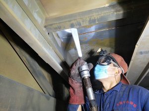 Dry ice blasting 