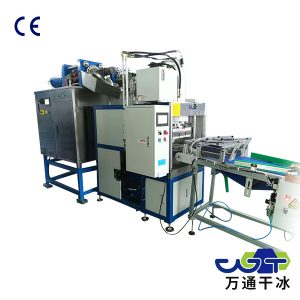 Dry ice blocks production line