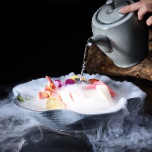 Dry ice in food 