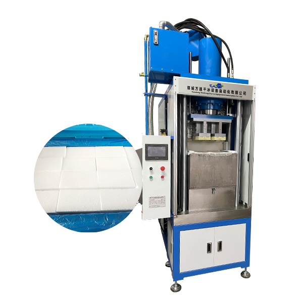 Dry ice blocks production machine